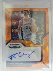 Franz Wagner [Orange Ice Prizm] Basketball Cards 2021 Panini Prizm Draft Picks Sensational Signatures Prices