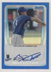 Brian Fletcher [Blue Refractor Autograph] #BCP103 Baseball Cards 2011 Bowman Chrome Prospects Prices