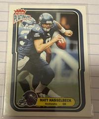 Matt Hasselbeck #20 Football Cards 2004 Fleer Platinum Prices