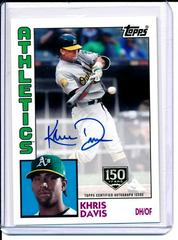 Khris Davis [150th Anniversary] Baseball Cards 2019 Topps 1984 Baseball Autographs Prices
