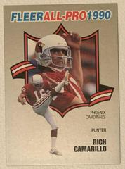 Rich Camarillo #22 Football Cards 1990 Fleer All Pro Prices