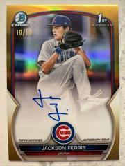 Austin Jackson [Gold Refractor Autograph] Baseball Cards 2010 Bowman Chrome Prices