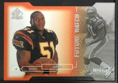 Takeo Spikes [Die Cut] #8 Football Cards 1998 SP Authentic Prices