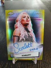 Scarlett [Gold Refractor] Wrestling Cards 2021 Topps Chrome WWE Autographs Prices