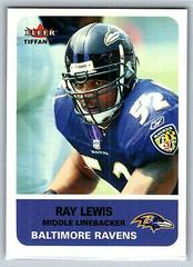 Ray Lewis [Tiffany] #7 Football Cards 2002 Fleer Prices