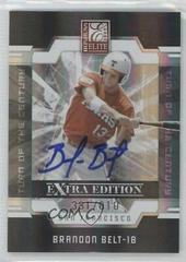 Brandon Belt [Aspirations Autograph] Baseball Cards 2009 Donruss Elite Extra Edition Prices