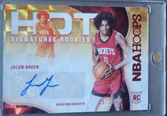 Jalen Green [Red] Basketball Cards 2021 Panini Hoops Hot Signatures Rookies Prices