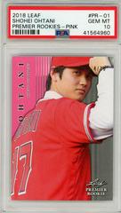 Shohei Ohtani [Pink] Baseball Cards 2018 Leaf Premier Rookies Prices