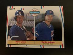Major League Pros. [M. Grace, D. Jackson] #641 Baseball Cards 1988 Fleer Prices