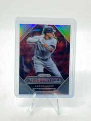 Aaron Judge [Silver Prizm] Baseball Cards 2021 Panini Prizm Fireworks Prices