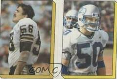 Glen Redd, Fredd Young Football Cards 1986 Topps Stickers Prices