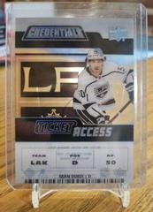 Sean Durzi #TA-SD Hockey Cards 2022 Upper Deck Credentials Acetate Ticket Access Prices