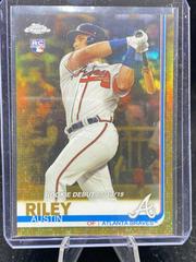 Austin Riley [Gold Refractor] #61 Baseball Cards 2019 Topps Chrome Update Prices