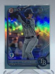 Curtis Mead [Sky Blue Foil] Baseball Cards 2022 Bowman 1st Edition Prices