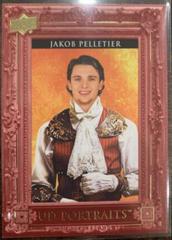 Jakob Pelletier [Red Frame] #P50 Hockey Cards 2023 Upper Deck UD Portraits Prices