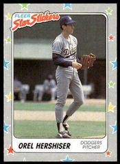 Orel Hershiser Baseball Cards 1988 Fleer Star Stickers Prices