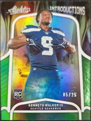 Kenneth Walker III [Spectrum Green] Football Cards 2022 Panini Absolute Introductions Prices