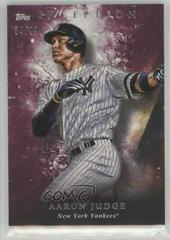 Aaron Judge [Magenta] #1 Baseball Cards 2018 Topps Inception Prices