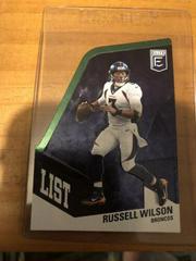 Russell Wilson Football Cards 2022 Panini Donruss Elite A List Prices