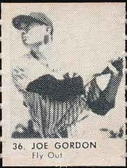 Joe Gordon [Purple Back] #36 Baseball Cards 1950 R423 Prices