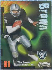 Tim Brown [Rave] #131 Football Cards 1998 Skybox Thunder Prices