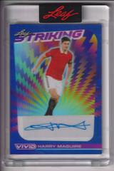 Harry Maguire Soccer Cards 2022 Leaf Vivid Striking Autographs Prices