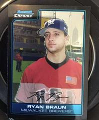 Ryan Braun #FG3 Baseball Cards 2006 Bowman Chrome Future Game Prospects Prices