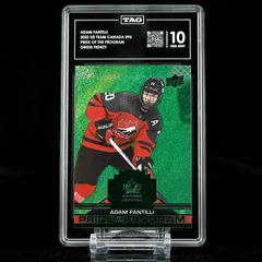 Adam Fantilli [Green Frenzy] Hockey Cards 2022 Upper Deck Team Canada Juniors Prices