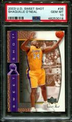 Shaquille O'Neal #36 Basketball Cards 2003 Upper Deck Sweet Shot Prices