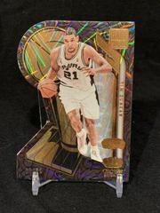 Tim Duncan [Gold] #2 Basketball Cards 2023 Panini Crown Royale Hand Crafted Prices