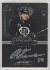 Alex Turcotte #LRS-AT Hockey Cards 2021 SPx UD Black Lustrous Rookie Signatures Prices