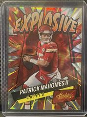 Patrick Mahomes II Football Cards 2022 Panini Absolute Explosive Prices
