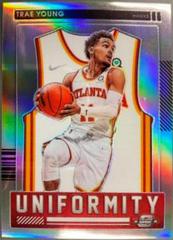 Trae Young #1 Basketball Cards 2021 Panini Contenders Optic Uniformity Prices