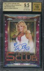 Trish Stratus [Red Refractor] #5TA-TS Wrestling Cards 2021 Topps Chrome WWE 5 Timers Club Autographs Prices