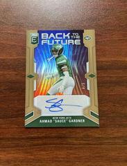Ahmad 'Sauce' Gardner [Gold] #BFS-AG Football Cards 2023 Panini Donruss Elite Back to the Future Signatures Prices