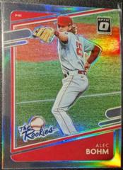 Alec Bohm [Holo] #TR7 Baseball Cards 2021 Panini Donruss Optic The Rookies Prices