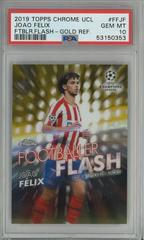 Joao Felix [Gold Refractor] Soccer Cards 2019 Topps Chrome UEFA Champions League Footballer Flash Prices