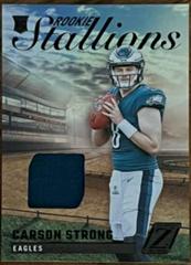 Carson Strong Football Cards 2022 Panini Zenith Rookie Stallions Prices