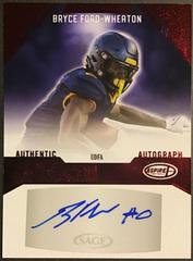 Bryce Ford [Red] #A-BFW Football Cards 2023 Sage Autographs Prices
