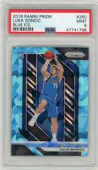 Luka Doncic [Blue Ice] #280 Basketball Cards 2018 Panini Prizm Prices