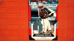 Fernando Tatis Jr. [Red] Baseball Cards 2021 Panini Chronicles Score Prices