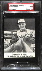 Wally Post Baseball Cards 1962 Kahn's Wieners Prices