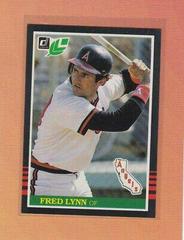 Fred Lynn #198 Baseball Cards 1985 Leaf Prices