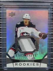 Kent Johnson #RP-KJ Hockey Cards 2022 Upper Deck Black Diamond Exquisite Collection Rookie Patch Prices