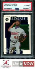 Pedro Martinez #6 Baseball Cards 1998 Upper Deck Prices