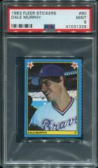 Dale Murphy Baseball Cards 1983 Fleer Stickers Prices