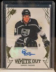 Samuel Fagemo #WOR-SF Hockey Cards 2022 SPx White Out Rookie Autographs Prices