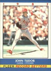John Tudor #39 Baseball Cards 1987 Fleer Record Setters Prices
