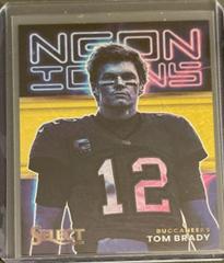 Tom Brady [Gold] #NI-1 Football Cards 2022 Panini Select Neon Icons Prices