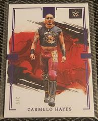 Carmelo Hayes [Amethyst] Wrestling Cards 2023 Panini Impeccable WWE Prices
